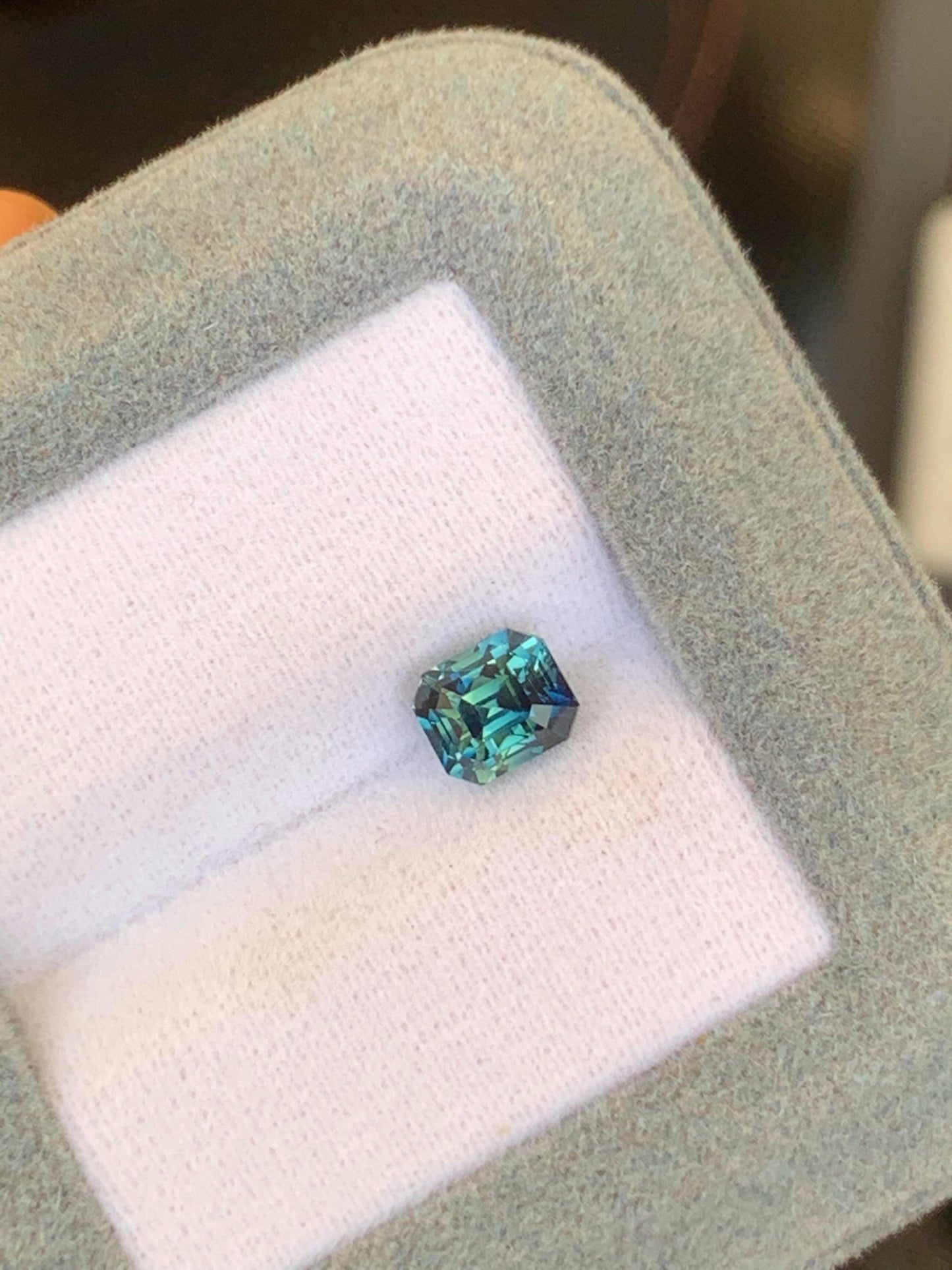 Saphir Teal de Madagascar