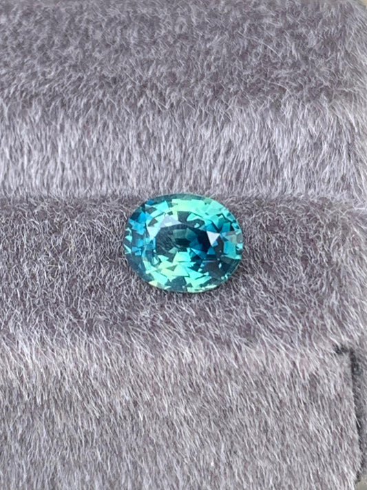 Saphir Teal de Madagascar