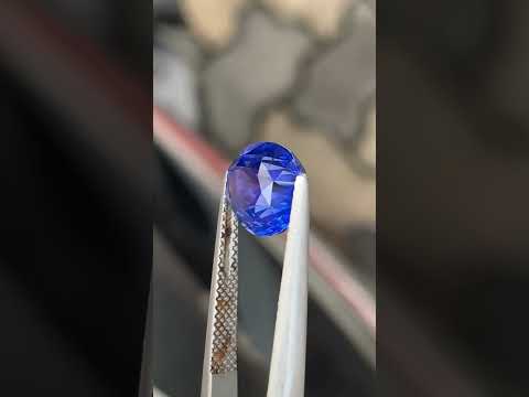 Saphir bleu du Sri Lanka